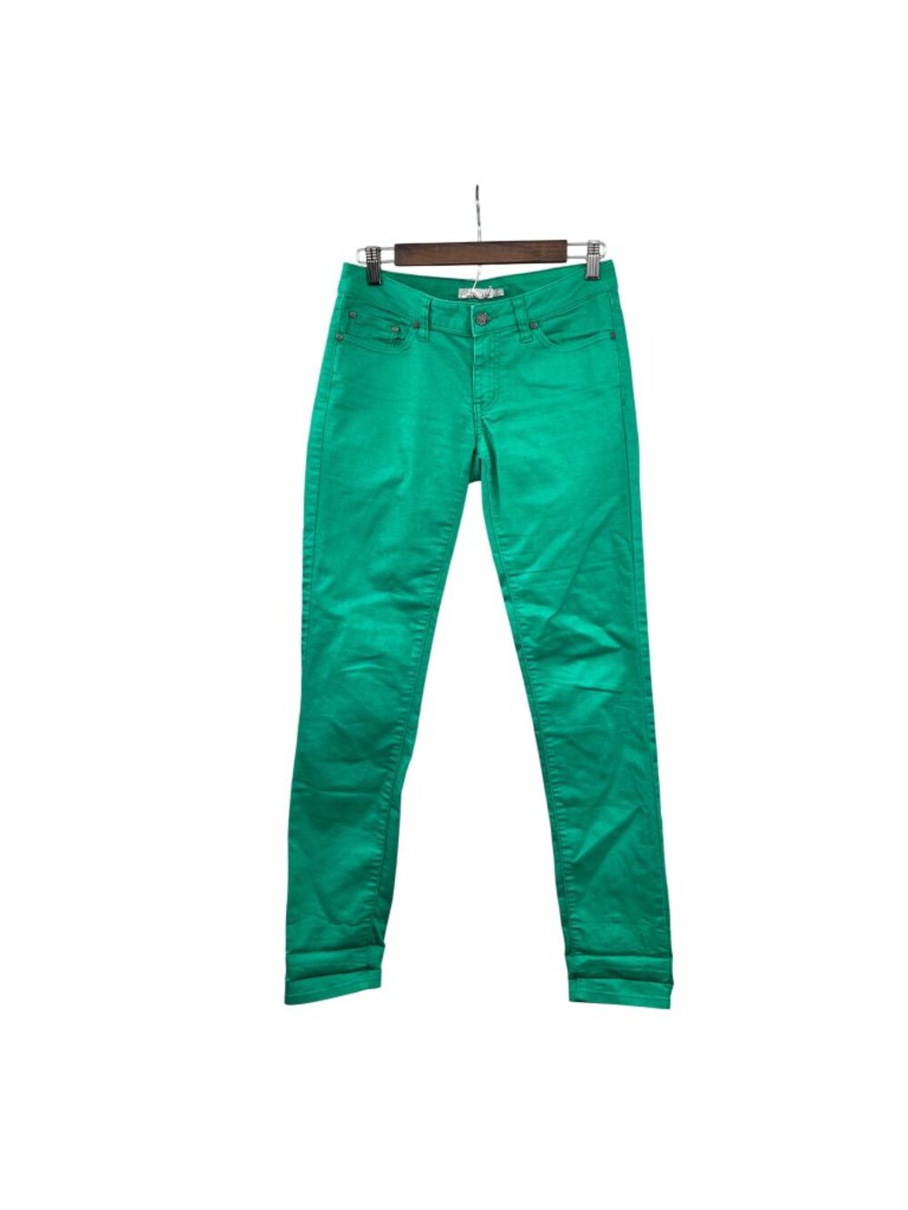 PRANA Womens Skinny Jeans Low Rise Green Size 4/27